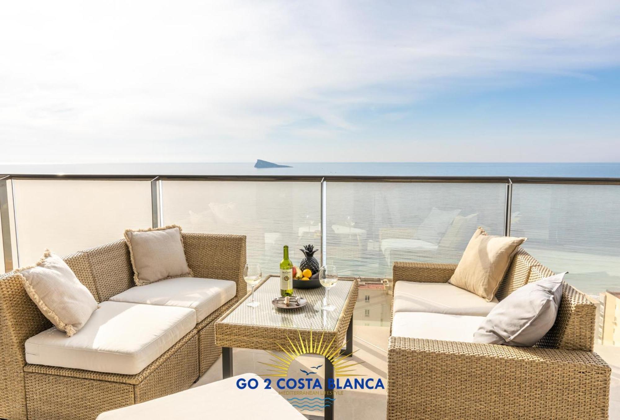 Appartamento Sunset Cliffs Deluxe Benidorm Esterno foto